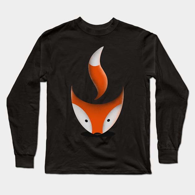 coffee fox Long Sleeve T-Shirt by ByDesign